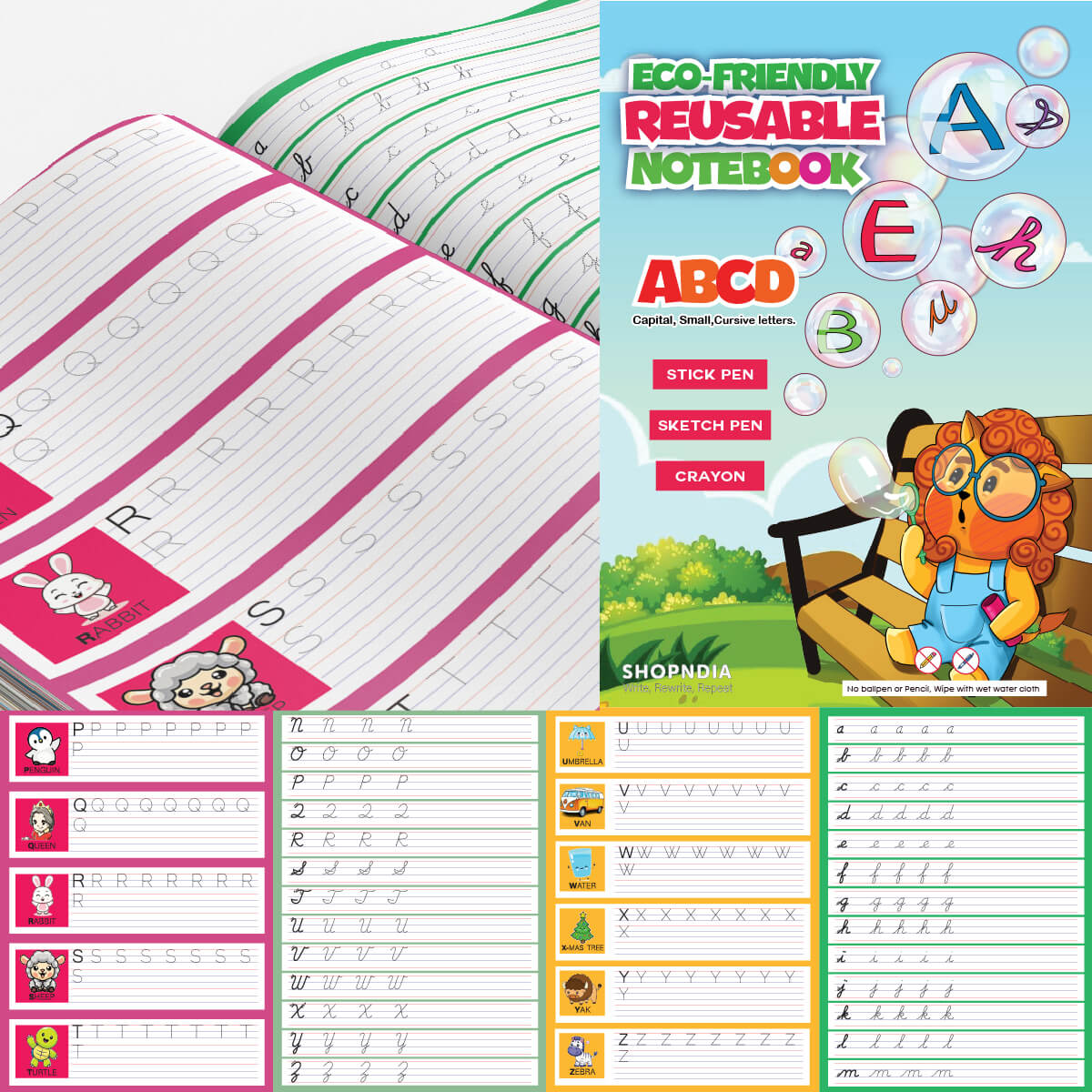 Shopndia Eco Friendly Reusable Notebooks
