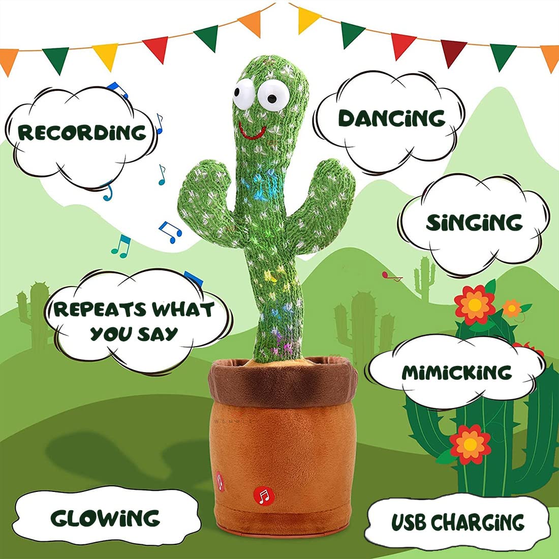 Baby Cactus Musical Toy