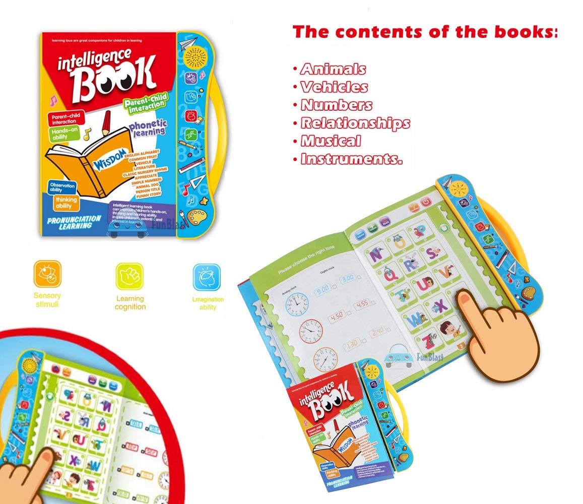 Smart Interactive Book - Musical English Educational Learning Book